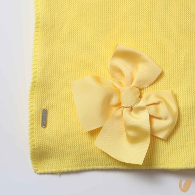 Copertina in cotone con fiocco Coperta e Lenzuola