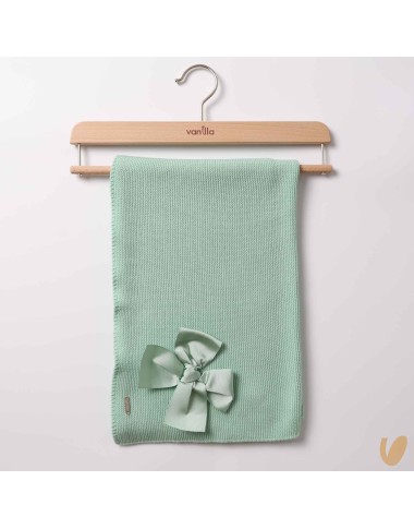 Copertina in cotone con fiocco Coperta e Lenzuola