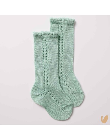 Long sock opened side thread