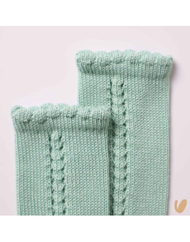 Long sock opened side thread