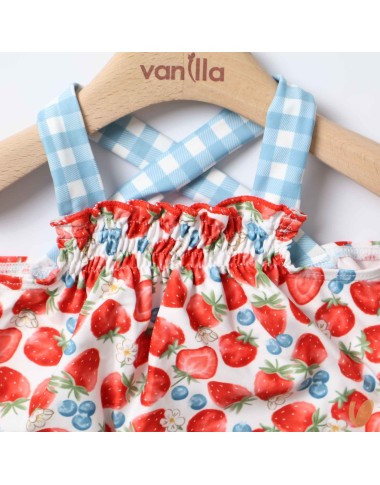 Completo mare top costume e cappello Neonata