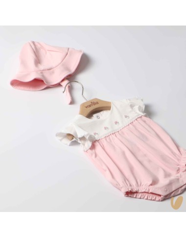 Romper and hat