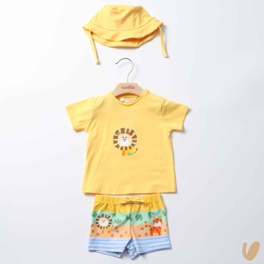 Completo Costume Shirt e Cappello Neonato