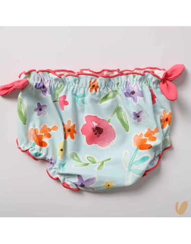 Completo mare top costume e cappello Neonata