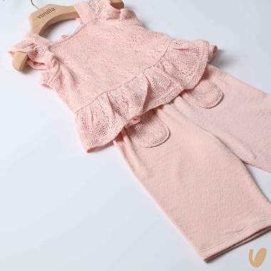 Completo blusa e pantalone tricot Completo e Pagliaccetto