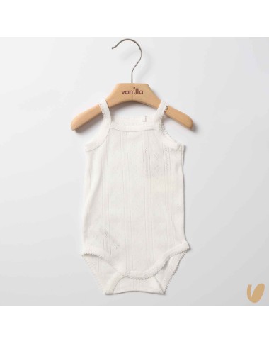 Body bretellina traforato Body Bretelline