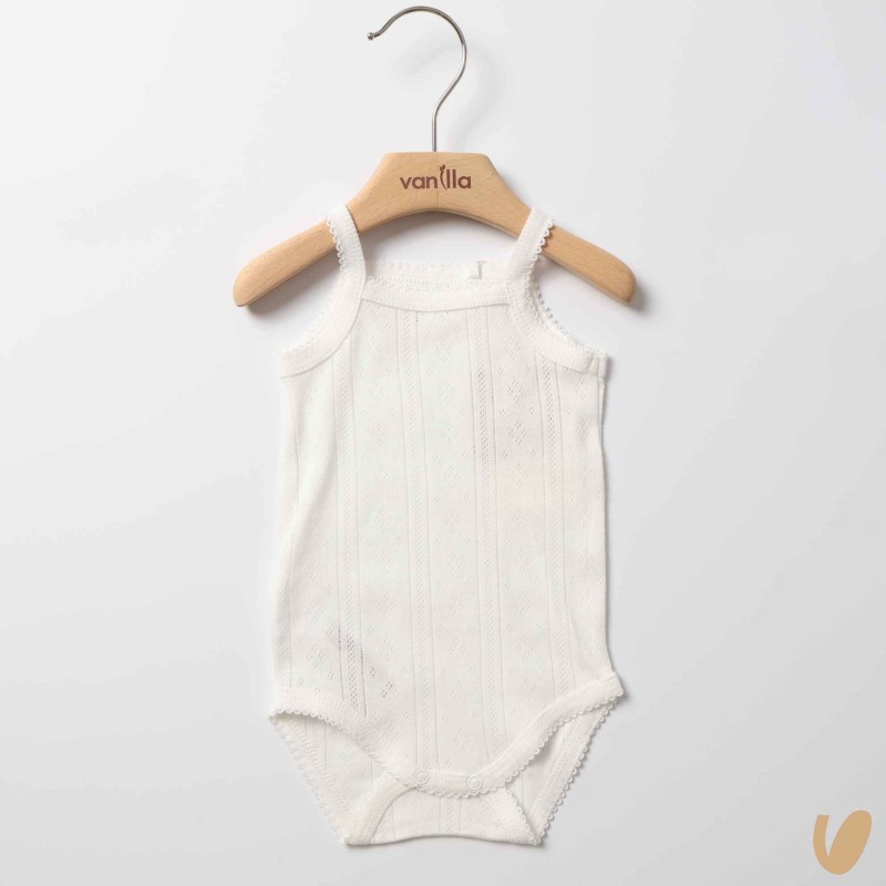 Body bretellina traforato Body Bretelline