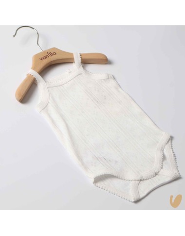 Body bretellina traforato Body Bretelline