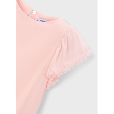 Blusa chiffon merletto        T-Shirt e Top