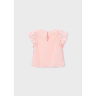 Blusa chiffon merletto        T-Shirt e Top