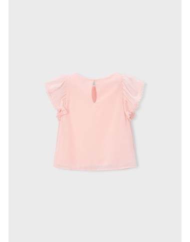 Blusa chiffon merletto        T-Shirt e Top