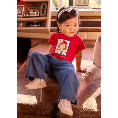 pantalone lungo cropped Pantaloni e Jeans