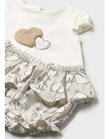 Completo Blusa e culotte cuore Completo e Pagliaccetto