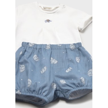 Completo Shirt e Bermuda elefantini Completo e Pagliaccetto