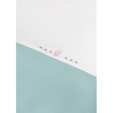 Copertina ricamo fiori Coperte e Lenzuola