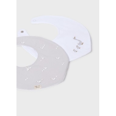 Set 2 bavette impermeabili Mussole e Bavette