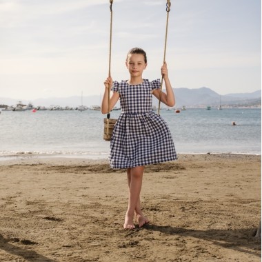 Abito Vichy cut out Abito e Tuta