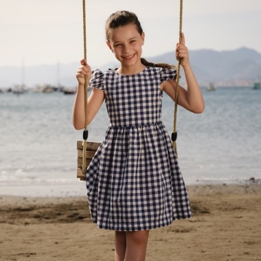 Abito Vichy cut out Abito e Tuta