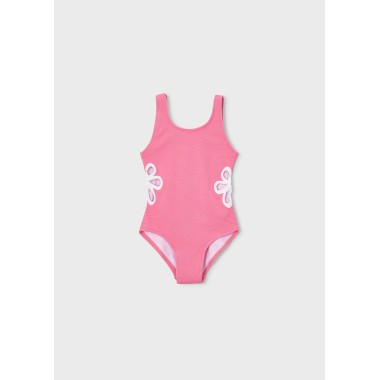 Costume bimba cut out fiore Bimba