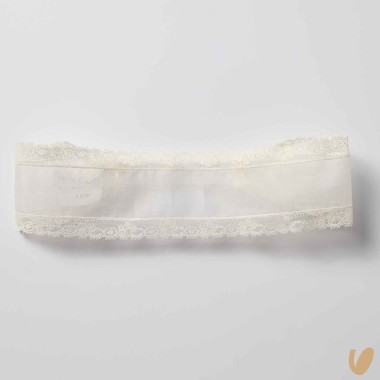 Fascia in seta e pizzo valencienne Fasce e Codini