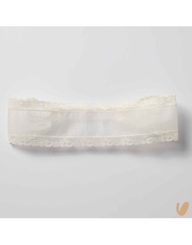 Fascia in seta e pizzo valencienne Fasce e Codini