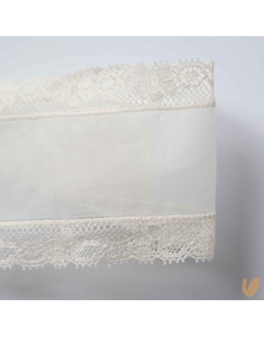 Fascia in seta e pizzo valencienne Fasce e Codini