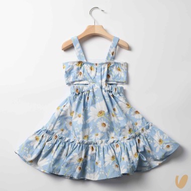 Abito Margherite cut out Abito e Tuta