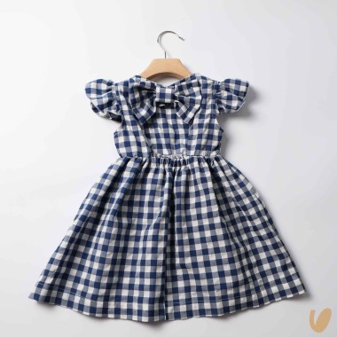 Abito Vichy cut out Abito e Tuta