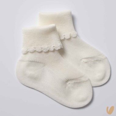 Calzini smerlati in filo di scozia Calzini Corti