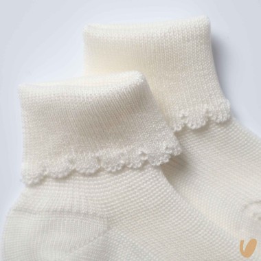 Calzini smerlati in filo di scozia Calzini Corti