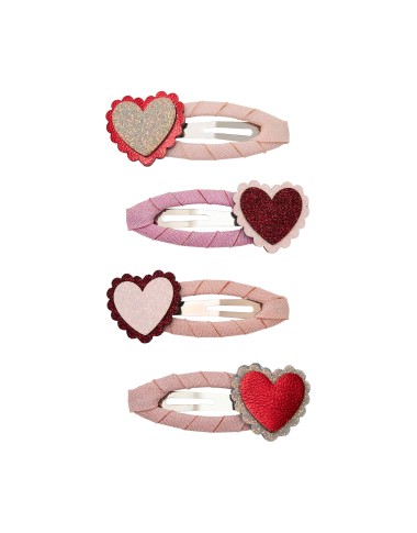 Set 4 Hearts Clip