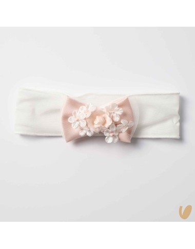 Tulle band with flowers