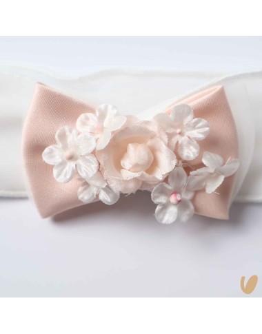 Tulle band with flowers