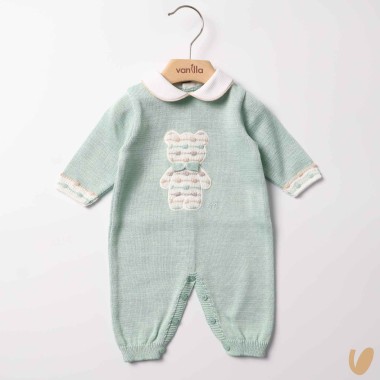 Tutina in filo orsetto Set Nascita e Uscita Clinica