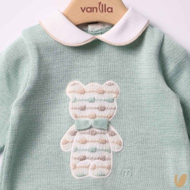 Tutina in filo orsetto Set Nascita e Uscita Clinica