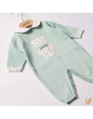 Tutina in filo orsetto Set Nascita e Uscita Clinica