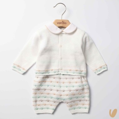 Completo in filo nodini Completo e Pagliaccetto