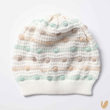 Cappello in filo nodini Cappello e Babbucce