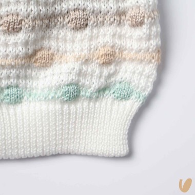 Cappello in filo nodini Cappello e Babbucce