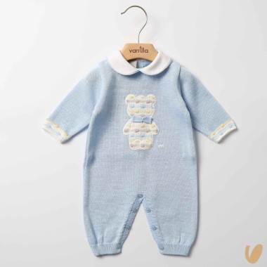 Tutina in filo orsetto Set Nascita e Uscita Clinica