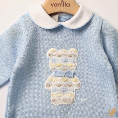 Tutina in filo orsetto Set Nascita e Uscita Clinica