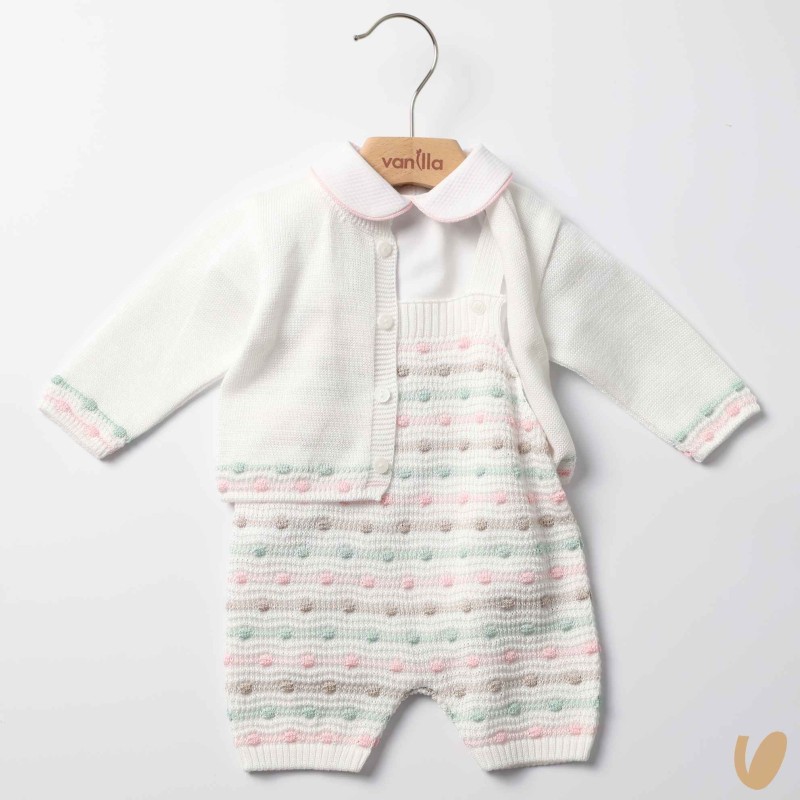 Completo in filo nodini Completo e Pagliaccetto