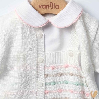 Completo in filo nodini Completo e Pagliaccetto