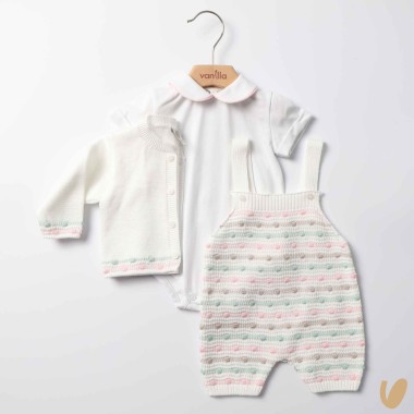 Completo in filo nodini Completo e Pagliaccetto