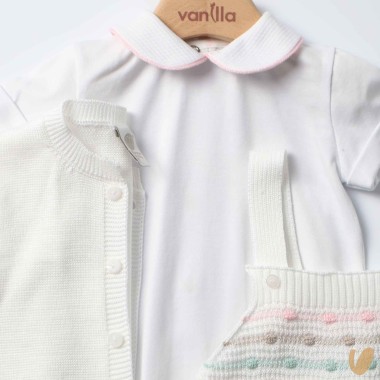 Completo in filo nodini Completo e Pagliaccetto