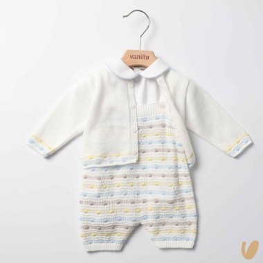 Completo in filo nodini Completo e Pagliaccetto