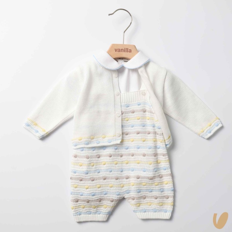 Completo in filo nodini Completo e Pagliaccetto