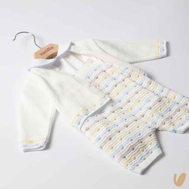 Completo in filo nodini Completo e Pagliaccetto