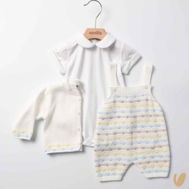 Completo in filo nodini Completo e Pagliaccetto