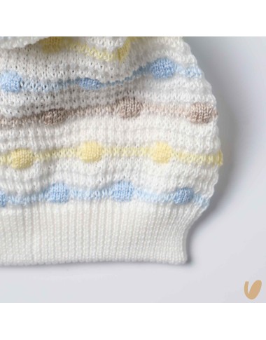 Cappello in filo nodini Cappello e Babbucce